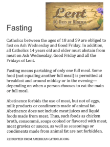 fasting